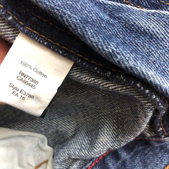 J Crew The Bleecker Men's Denim Blue Jeans 36 x 32 Zip Closure Straight Designer - Picture 8 of 13